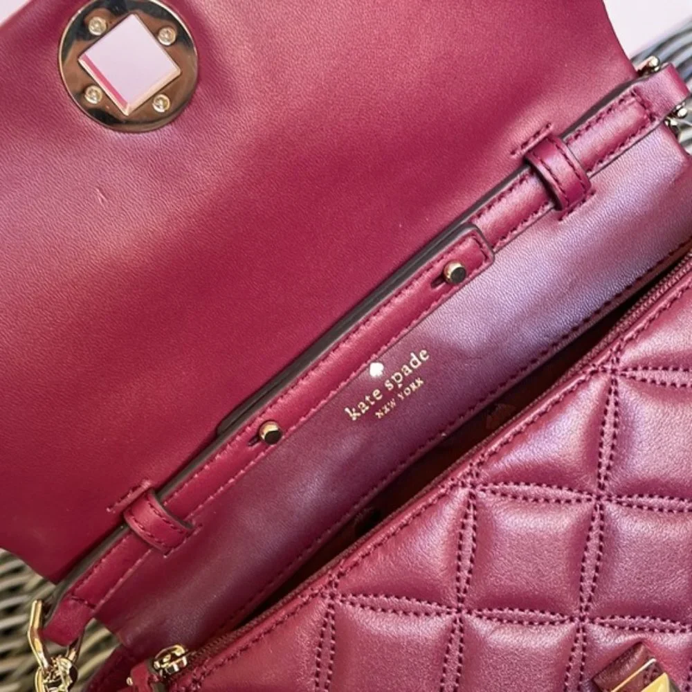 Kate Spade Natalia Crossbody Blackberry Preserve - Picture 11 of 16